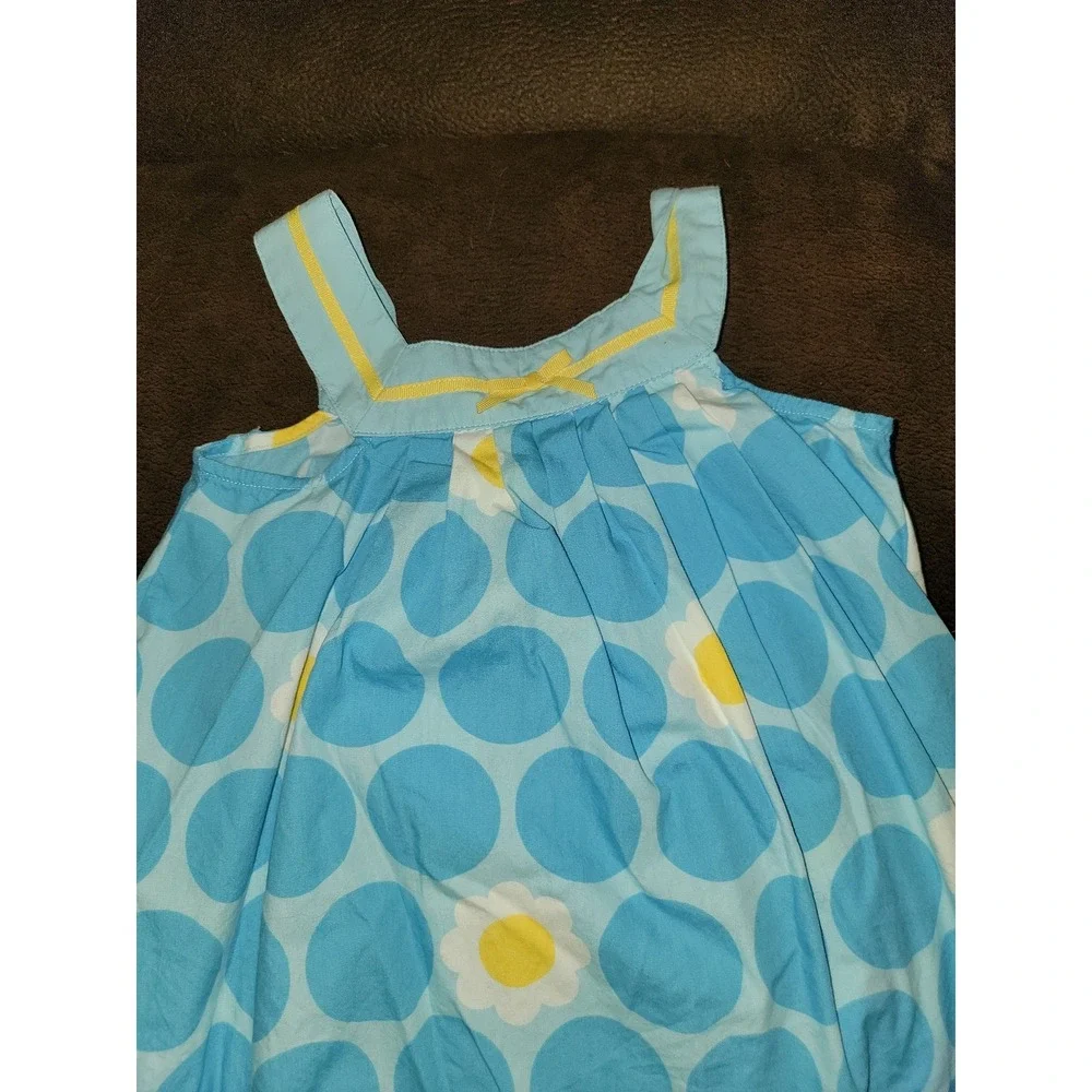 Gymboree pop‎ of daisies blue floral dress size 3t